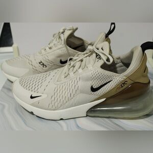 Women's Nike Air Max 270 in the "Phantom/Black-Sail-Hemp